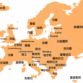 europe_map 歐洲中文地圖