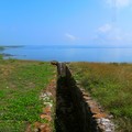 西嶼東台古堡大門前壕溝