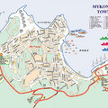 Mykonos town map