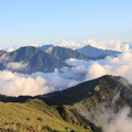 314合歡山主峰奔騰的雲海