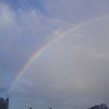 2008/09/11清晨，遇見彩虹。