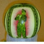 分享的西瓜雕刻轉貼
