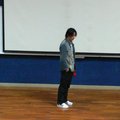 李唐在華梵大學的演講 示範小劇場的表演