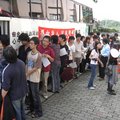 華梵捐血日  學生排隊響應