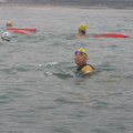 九十九年六月十三日在萬里海邊為永和隊救生班同學海訓護航。