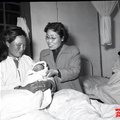19550210大陳島義胞撤離，兩天出生14個新生兒。﹝版權屬聯合報﹞13