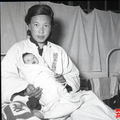 19550210大陳島義胞撤離，兩天出生14個新生兒。﹝版權屬聯合報﹞14