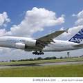 AirBus A380 降落中 landing