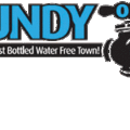 澳洲邦達努鎮﹙Bundanoon﹚鼓勵大家飲用自來水的宣傳圖案。圖／聯合報提供