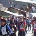 丁諾高原Dinner Plain舉辦的奧林匹克滑雪大賽選手們