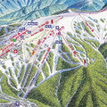 布勒山 Mt. Buller 的滑雪地圖