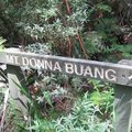 Mt Donna Buang多娜布安山公園裏的指標