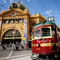 免費觀光電車和Flinders Street 火車站