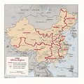 中國大陸軍區分界圖