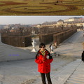 丘陵上有左右對稱的巴洛克式樣庭園，庭園內也配了小迷宮，非常適合散步與休憩
