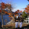 秋天的尾巴，中禪寺湖畔仍然有艷麗的秋色