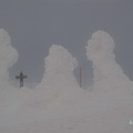 走出山頂駅室外，陣陣風雪以「愛你入骨」之勢撲身而來，即使全身已包裹得密不透風，仍感覺有如針刺