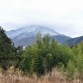 離開旅館時，由布岳上的雲層更厚了，似乎也宣告今天的天氣不會太好
