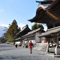 阿蘇神社的參道為日本罕見、與神社平行的“橫參道”
