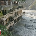 七二水災後的谷關－泡水的飯店