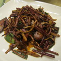 上海'黔香閣的貴州菜，野菇菜，口感特別，有在邊疆吃草的感覺