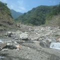 大鹿林道地質脆弱，常有土石崩落