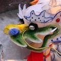 細看2009年龍山寺「龍門魚躍」花燈，非常漂亮