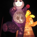2009台北燈會，有頭不一樣的「紫牛」，很可愛！
