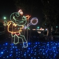 這是台北燈會，為2009聽障奧運所設計的吉祥蛙燈