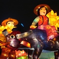 2009年台北燈會，牧童與水牛的花燈，主題溫馨，色彩華麗，非常漂亮。
