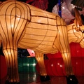 2009年台北燈會，這頭素色的牛，肌理架構分明。