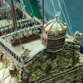 「海霸王」精雕細琢的船身，非常華麗。