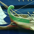 古代的羅馬戰艦，船首有一隻「撞角」，是水軍主要的武器