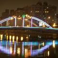 安平運河旁夜景