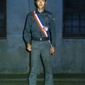 1988年，澎湖拱北山。退伍前不久，絕無僅有正正經經拍的軍裝照。兵當得很波折，總算對得起國家社會。（文清攝）