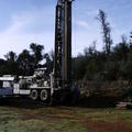 Rig drilling 265' deep well