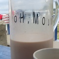 蘭嶼-墨泥泡的奶茶，好喝！