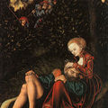Samson and Delilah by Lucas Cranach der Ältere