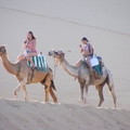 小女立恬與老美朋友在薩哈拉沙漠