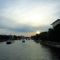 塞納河的落日