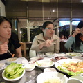 道地韓國料理三元花園餐廳慶功-妹妹芳嫻很有笑果