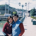 宜宜&菁菁到北海道當觀光客 - 小樽運河畔的菁菁宜宜