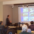 Giving a talk in Cornell Univerty, Prof. CC Chu was there.