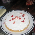 草莓蛋糕第一層