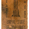 三十多年前第一次去紐約登帝國大廈之票根