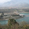 中國最古老的水利工程——都江堰。