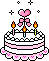 生日蛋糕的圖