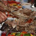 內蒙古全羊宴的手撕羊肉