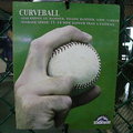 曲球 (Curveball)
球的旋轉與直球相反，造成球會快速下墜，並且常常會往右打者外角移動。
