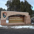 天然石橋Natural Bridges 國家保護區入口處